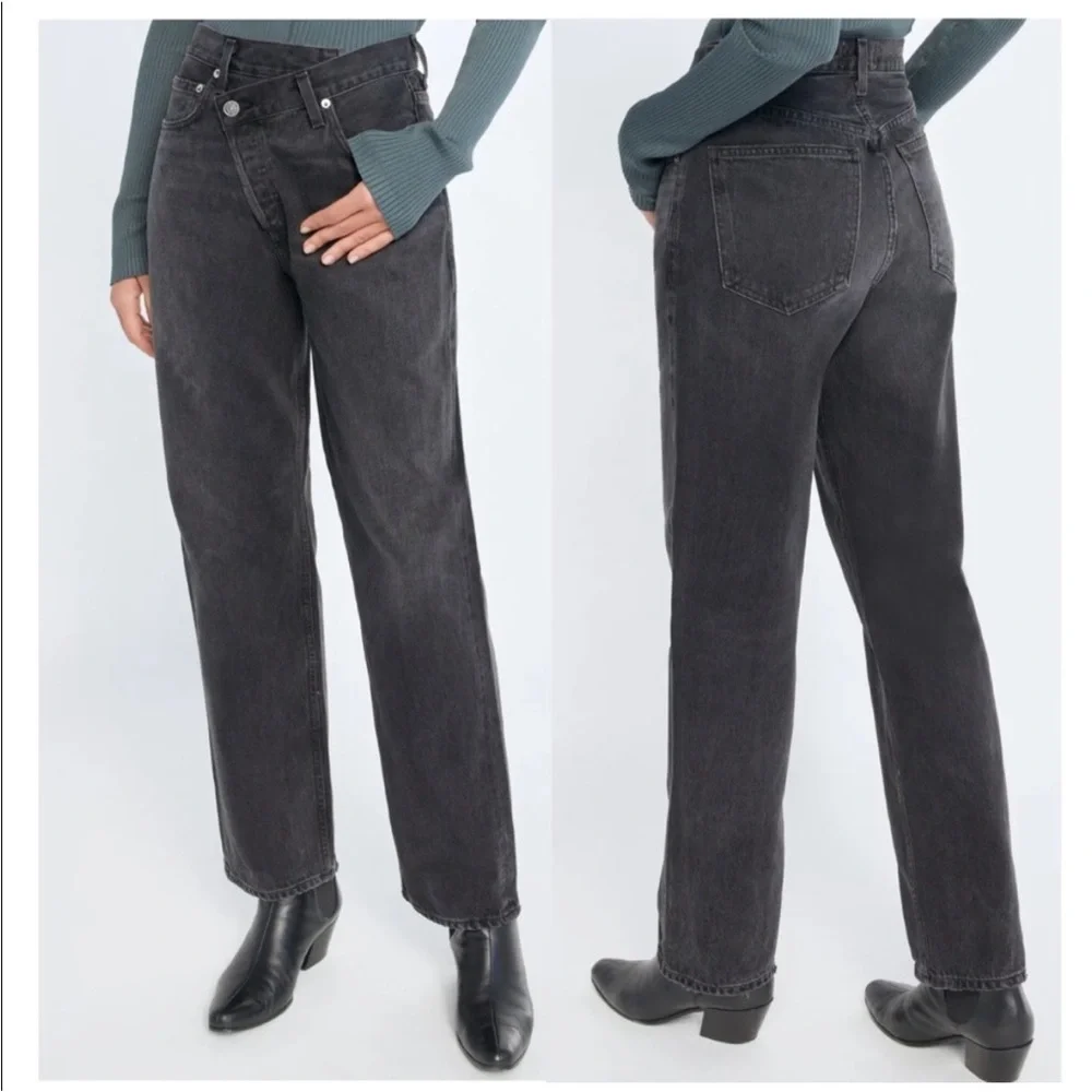 AGOLDE Criss Cross Jeans in Savage